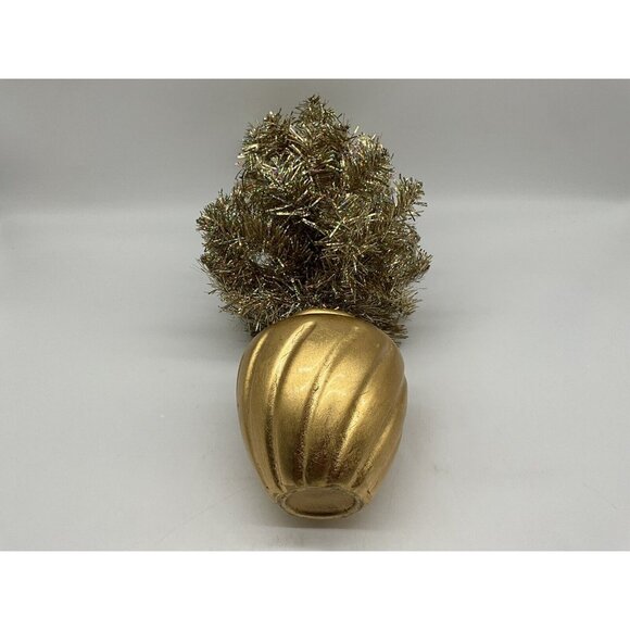 Pier 1 Imports Mini 18 Inch Gold Ornament Tree in Original Packaging Vintage - Picture 8 of 11